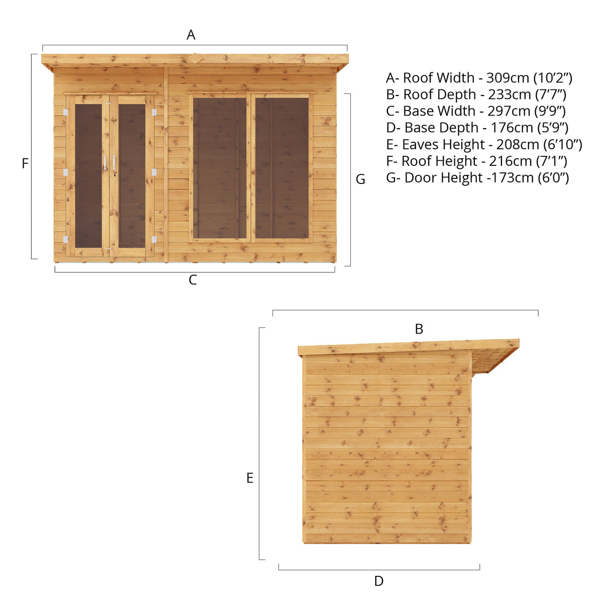 Refurbished 10 x 6 Maine Summerhouse
