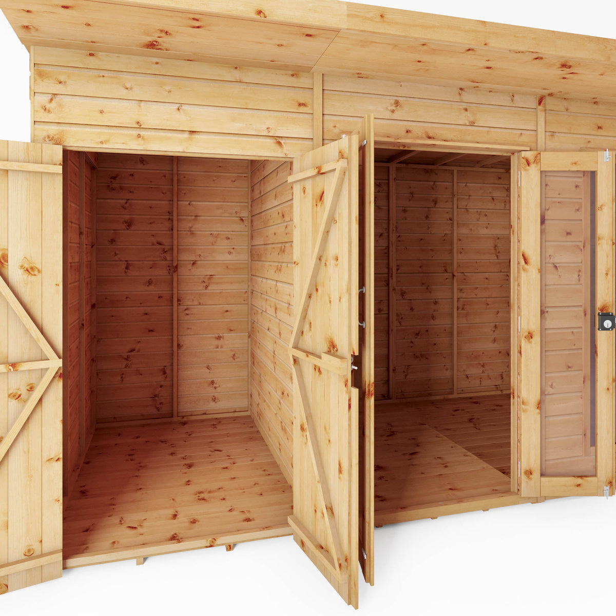 Refurbished 12 x 6 Maine Summerhouse with Side Shed