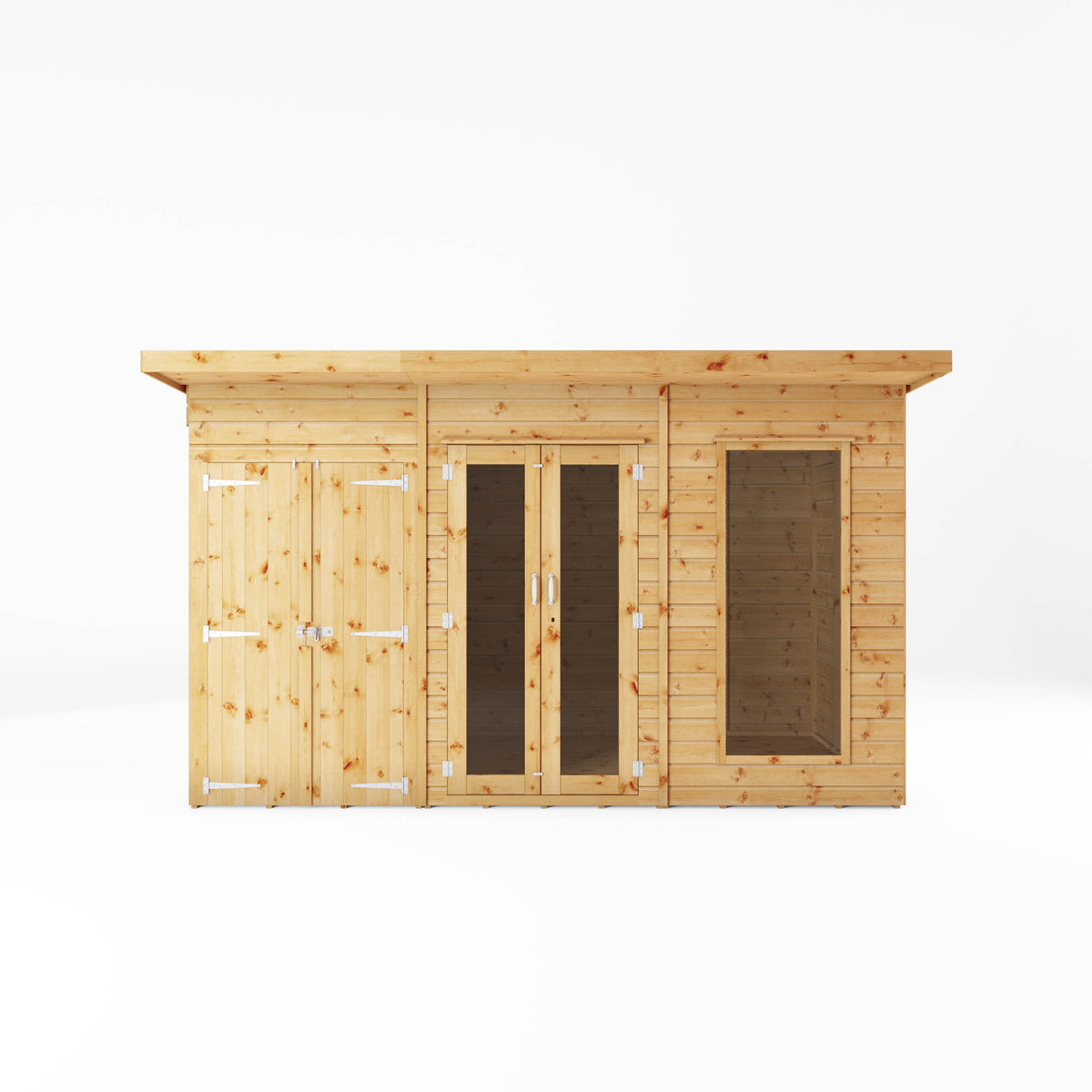 Refurbished 12 x 6 Maine Summerhouse with Side Shed