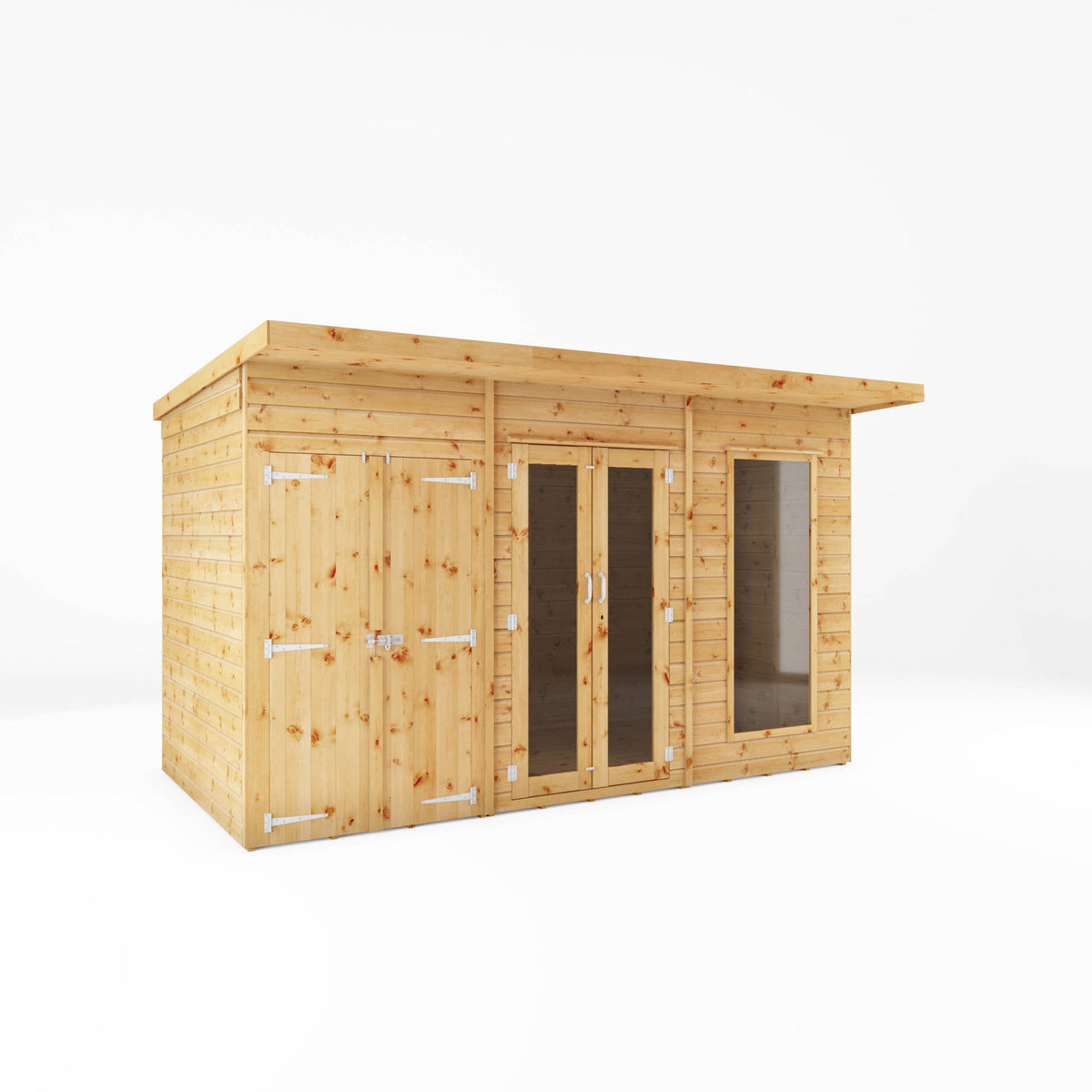 Refurbished 12 x 6 Maine Summerhouse with Side Shed