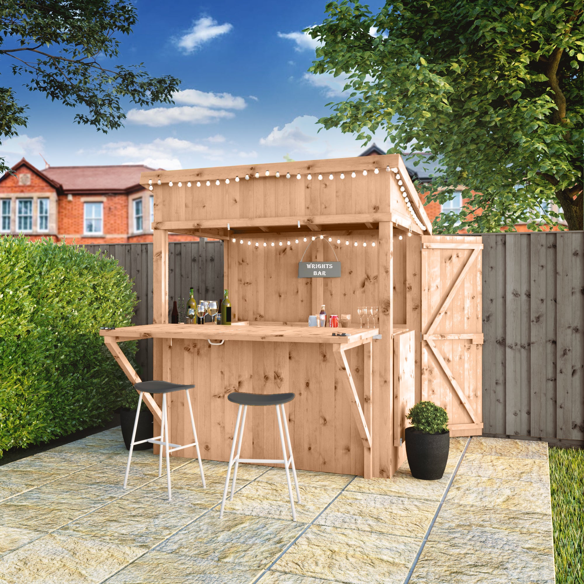6 x 4 Premium Pressure Treated Garden Bar + Shutter Pack – Waltons