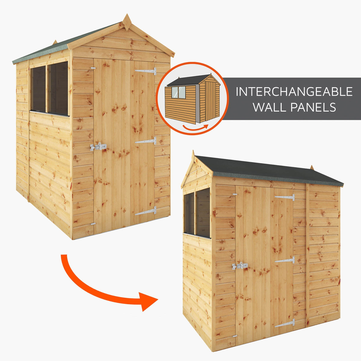 Refurbished Pressure Treated 20 x 10 Premium Shiplap Apex Workshop