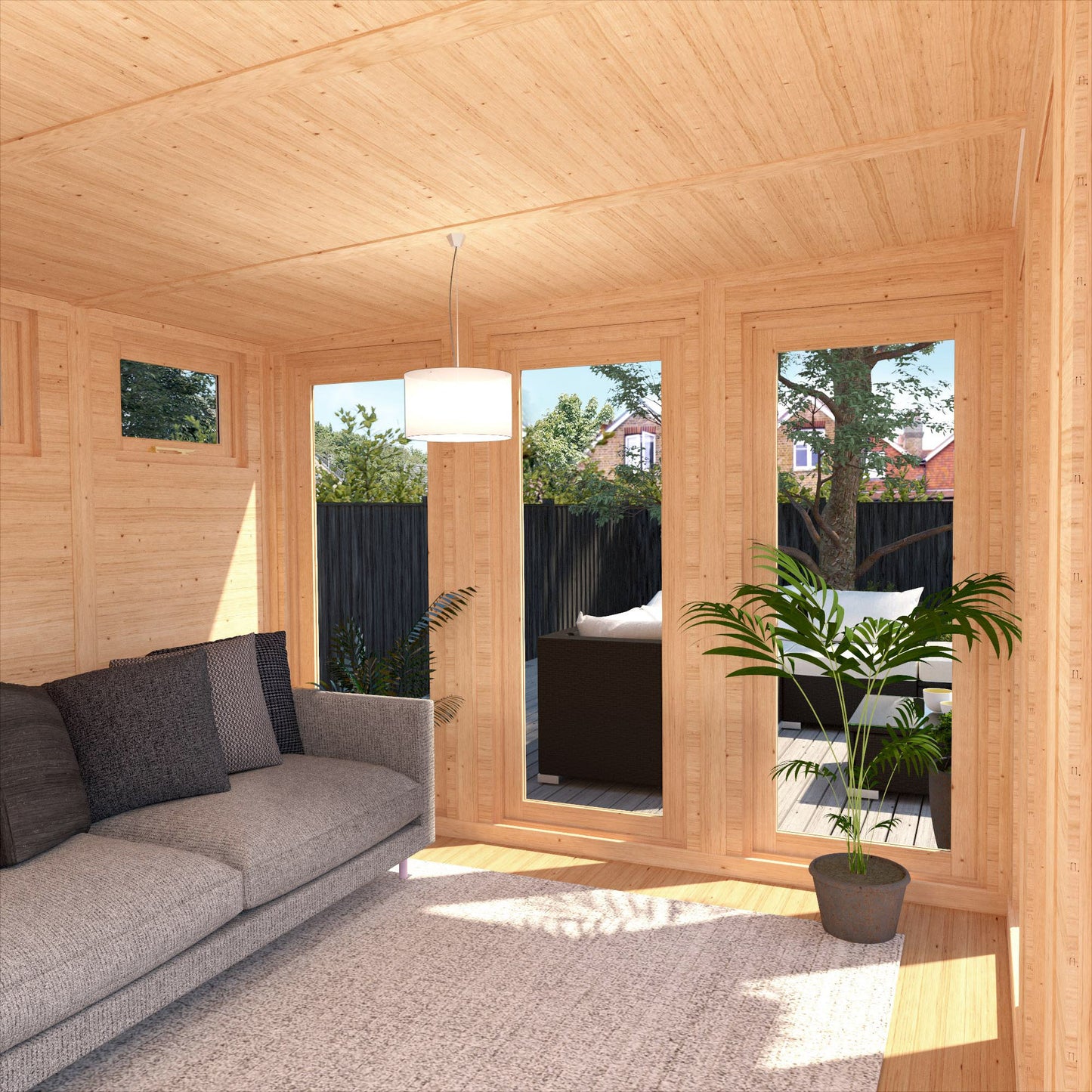 The Edwinstowe 6m x 3m Premium Insulated Garden Room