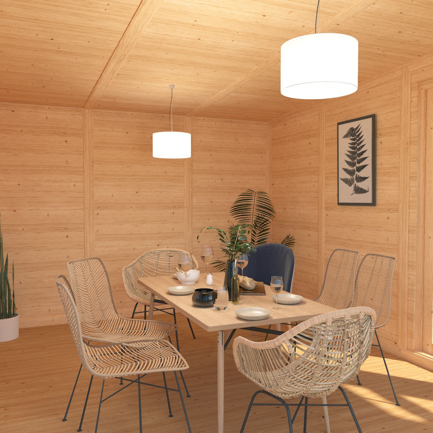The Edwinstowe 4m x 4m Premium Insulated Garden Room