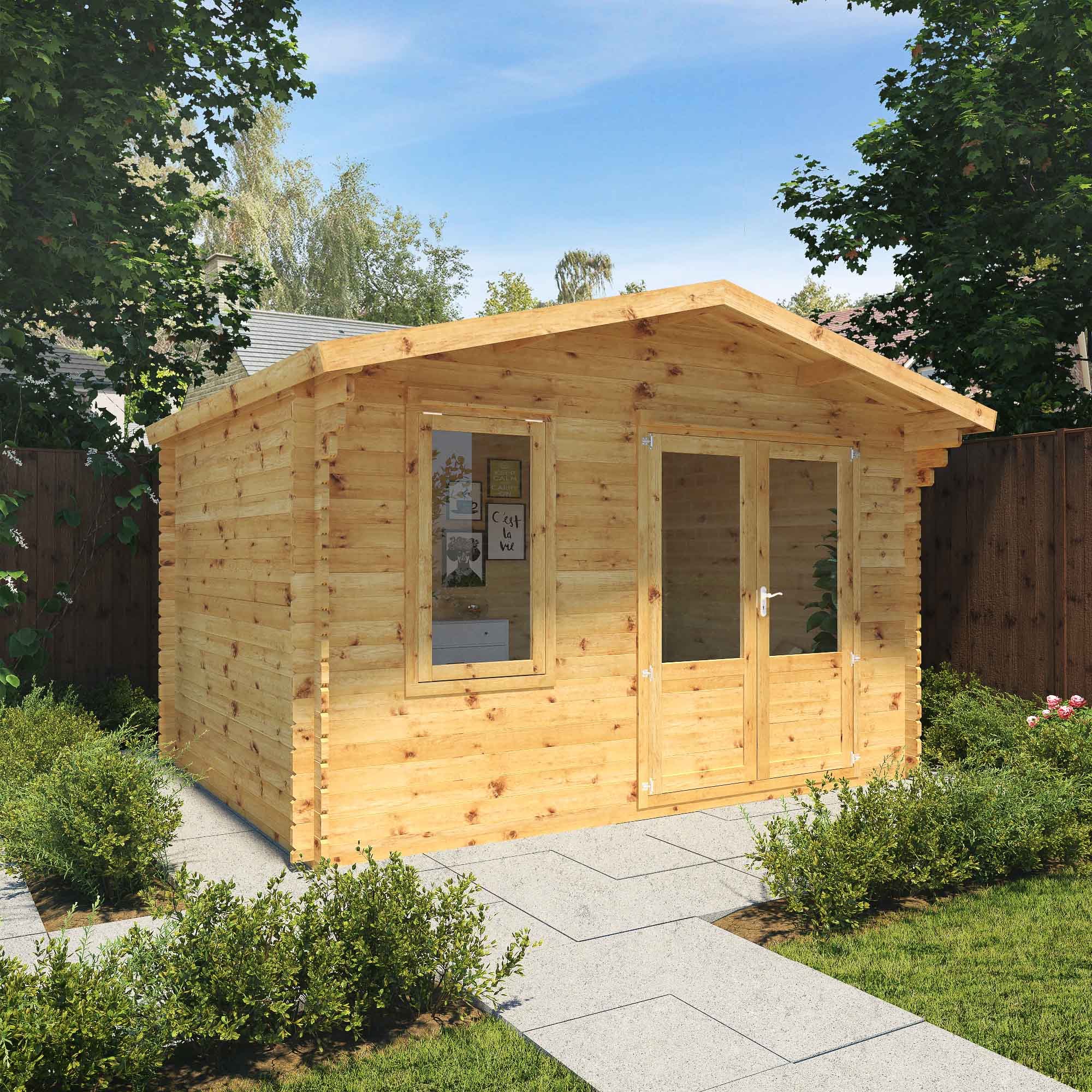 The Mahonia 4m x 3m Log Cabin