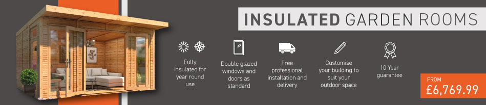 Insulated Garden Rooms from Waltons