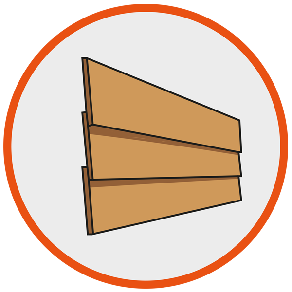 Waltons overlap timber cladding illustration