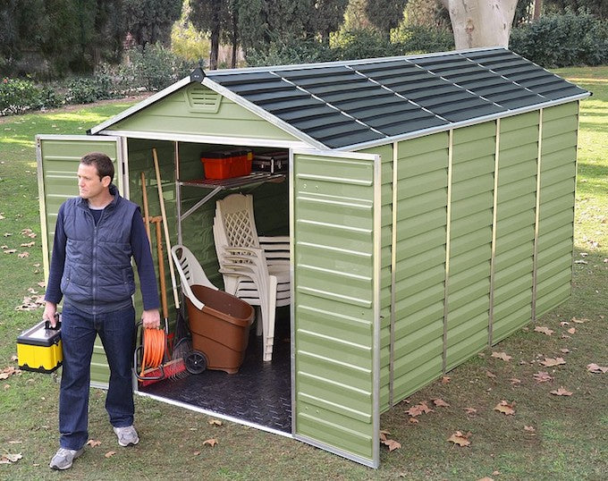 Palram 6x12ft plastic shed from Waltons Palram 6x12ft plastic shed from Waltons