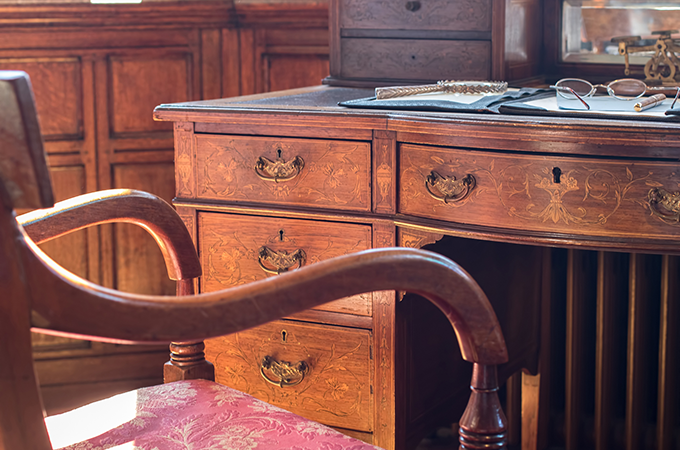 Antique writing desk Antique writing desk