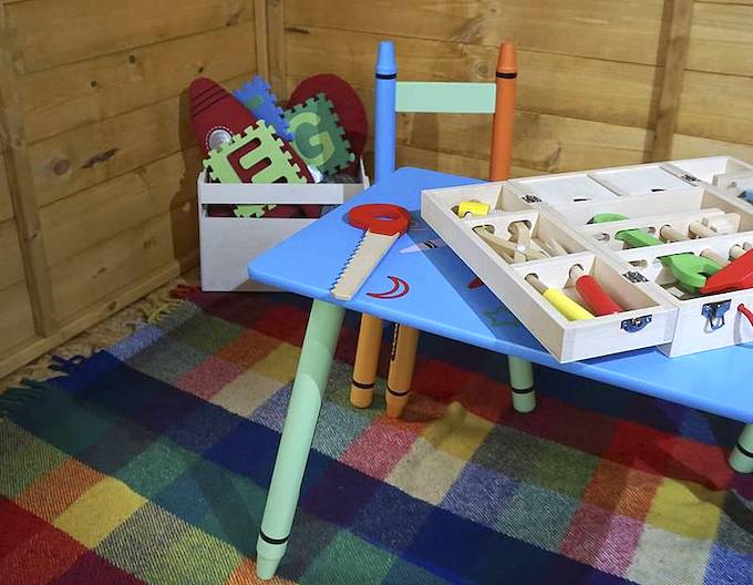 Waltons 6x5 Sheriff Pent Wooden Playhouse Waltons 6x5 Sheriff Pent Wooden Playhouse