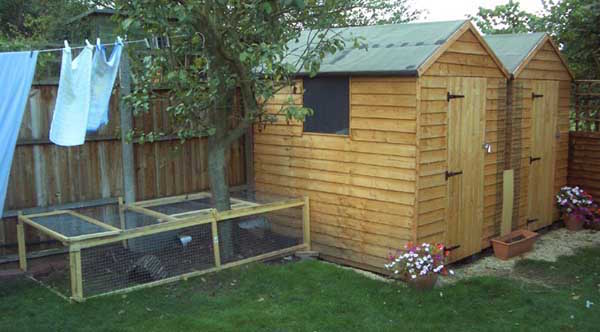 converted shed exterior