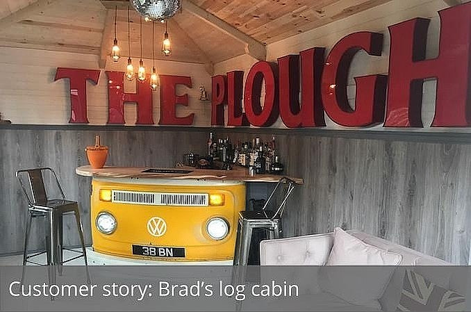Customer story: Brad's Log Cabin