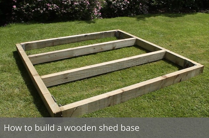 How to build a wooden shed base Waltons Blog Waltons Sheds