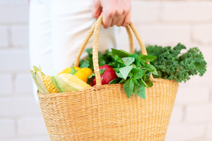 Fresh produce in a bag Fresh produce in a bag