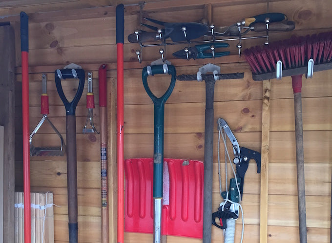 10 Genius Ways To Organise Your Shed, Ideas For Hanging Garden Tools In Shed