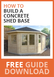 how to build a concrete shed base - free downloadable guide