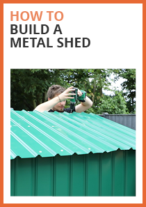 how to build a metal shed 