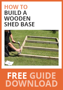 how to build a wooden shed base - free downloadable guide