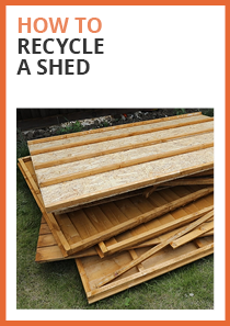 how to recycle a shed