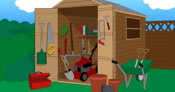 garden shed storage garden shed storage