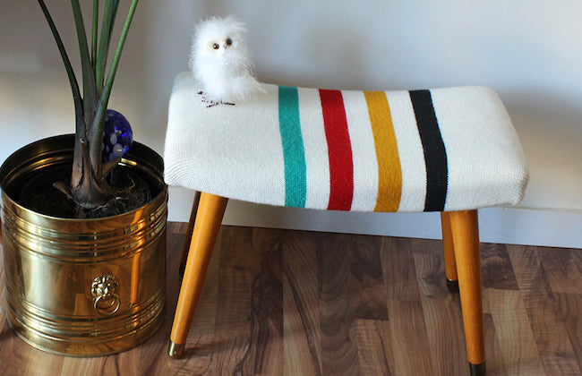 upcycle that sweater stool