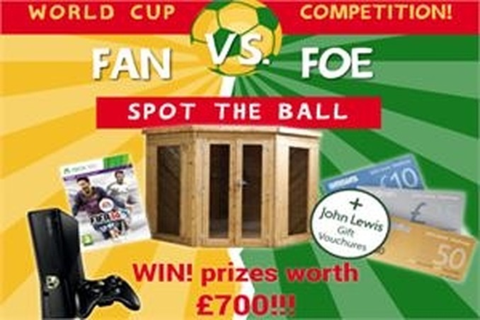 World Cup 2014 Competition - Spot the Ball to WIN!