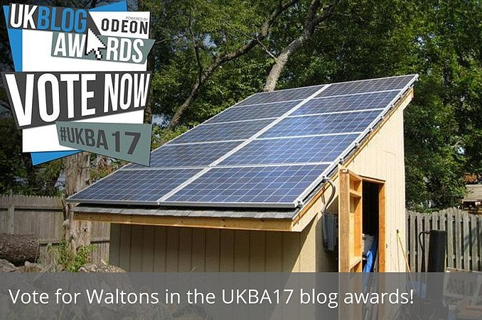 Vote for Waltons in the UK Blog Awards 2017