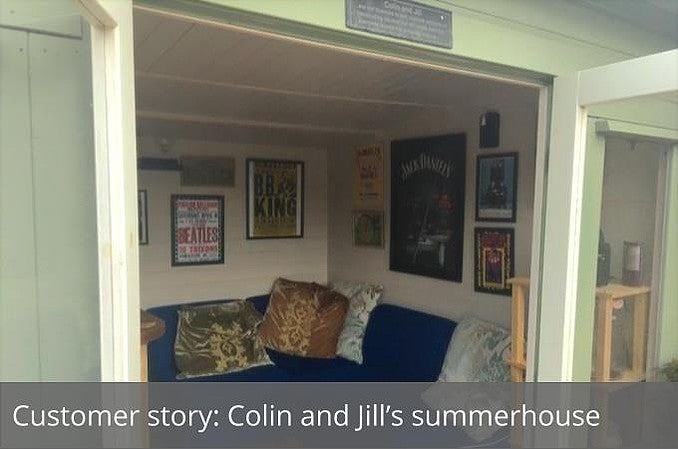 Customer story: Colin and Jill's summerhouse
