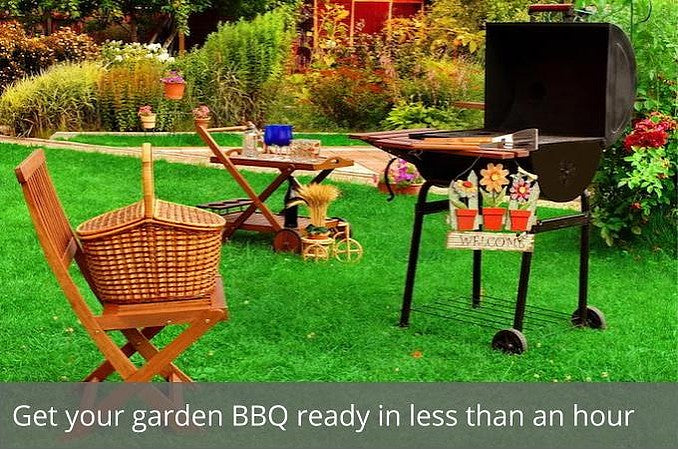 Get your garden BBQ ready in less than an hour