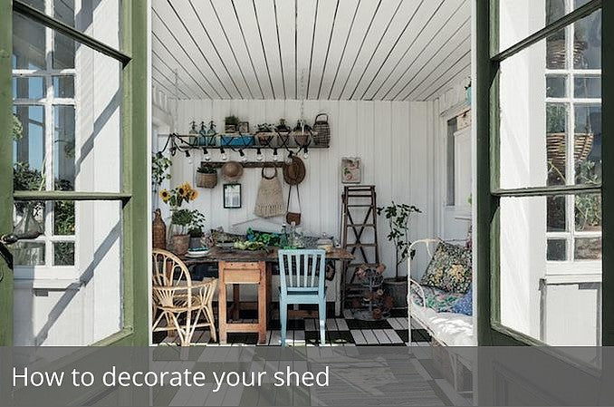 How to decorate your shed