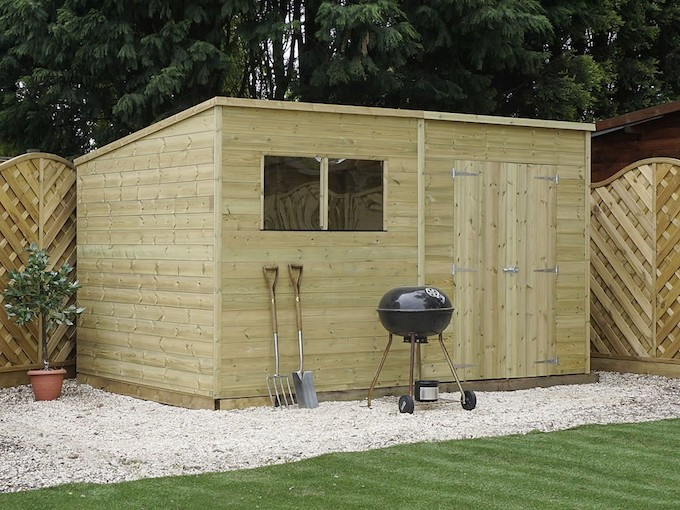 12 x 7 ft pressure treated pent shed from Waltons 12 x 7 ft pressure treated pent shed from Waltons