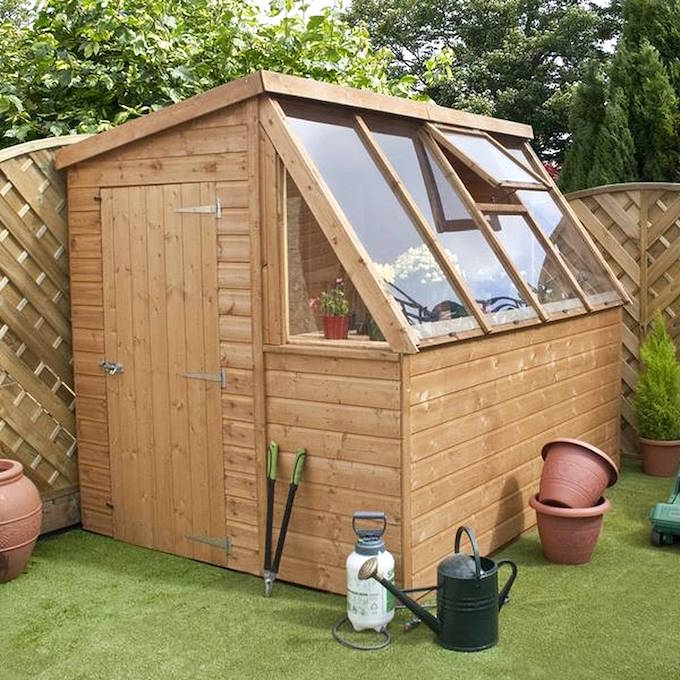 Potting Sheds The All In One Shed Waltons Blog - Garden Sheds With Greenhouse Combined