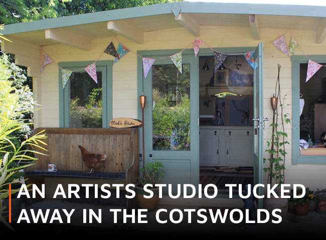 An artists studio tucked away in the cotswolds