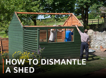 How to dismantle a shed