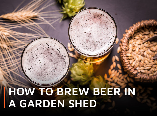 How to brew beer in a garden shed