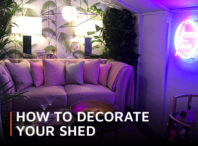 How to decorate your shed