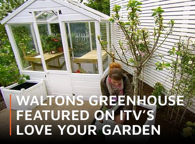 Waltons Greenhouse Featured on ITV’s Love your Garden