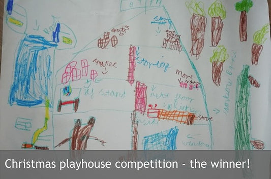 Christmas playhouse competition - the winner!