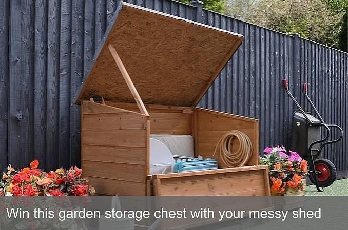 Win more garden storage with your messy shed
