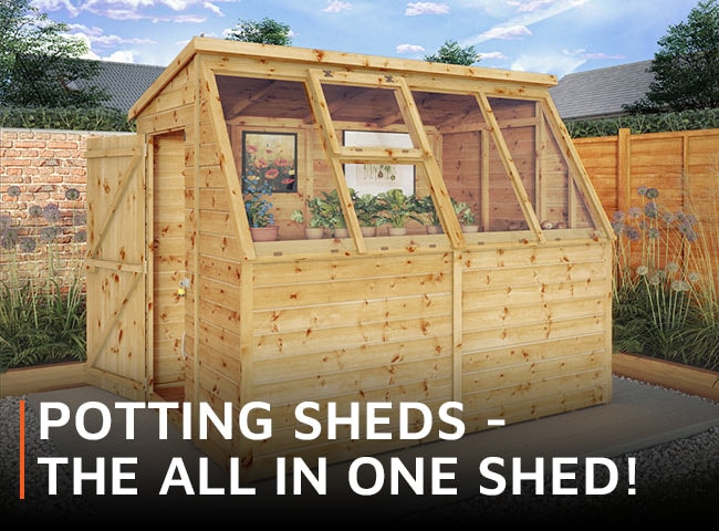 Potting Sheds – The all in one shed!!