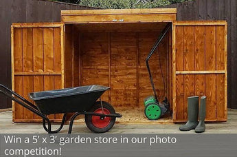 Win a 5' by 3' garden store!