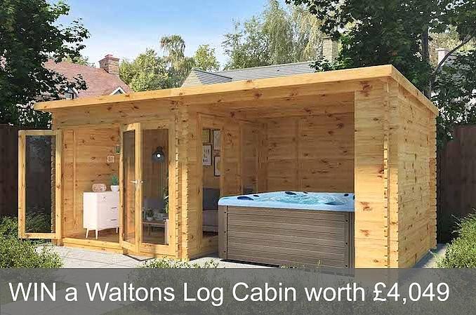 WIN a Waltons Log Cabin worth £4,049