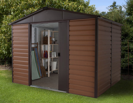 Yardmaster 'Woodview Shiplap' 10' x 12' Metal Shed