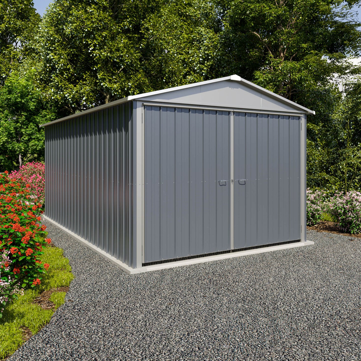 Yardmaster 10 x 17 Metal Garage