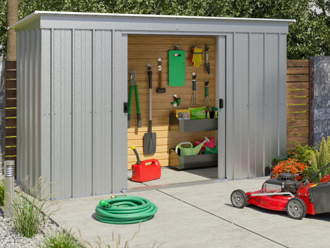 Yardmaster 'Store All' 10 x 4 Pent Metal Shed