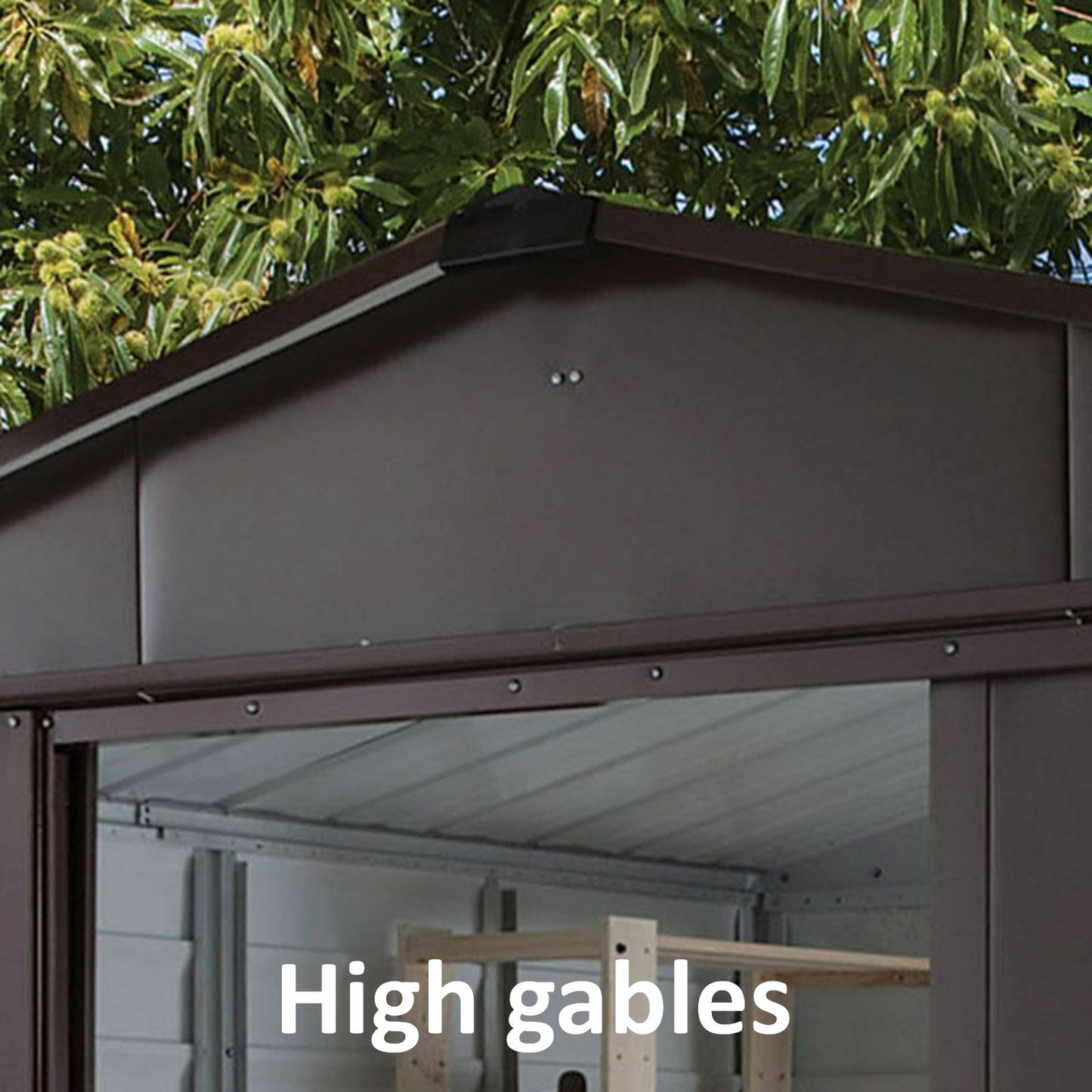 Yardmaster 'Shiplap' Deluxe 10' x 8' Metal Shed
