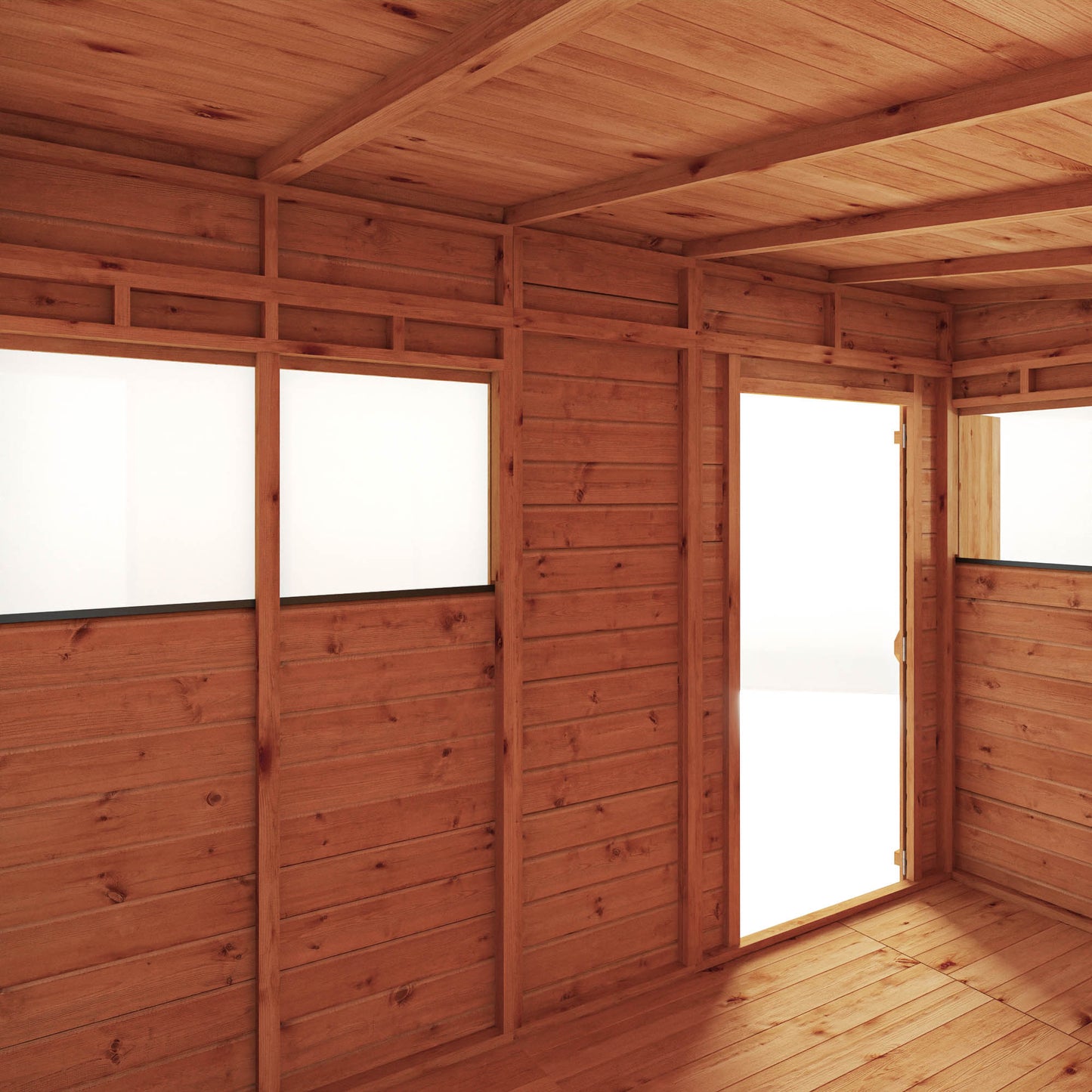 10 x 6 Woodsman Shiplap Pent Wooden Shed