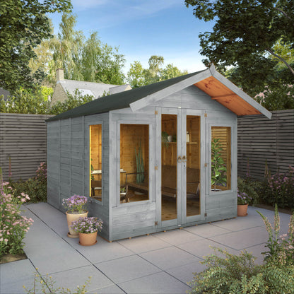 10 x 8 Premium Ready Painted Sussex Summerhouse