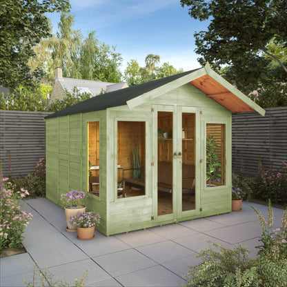 10 x 8 Premium Ready Painted Sussex Summerhouse