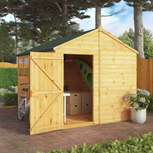 10 x 8 Woodsman Shiplap Apex Wooden Shed